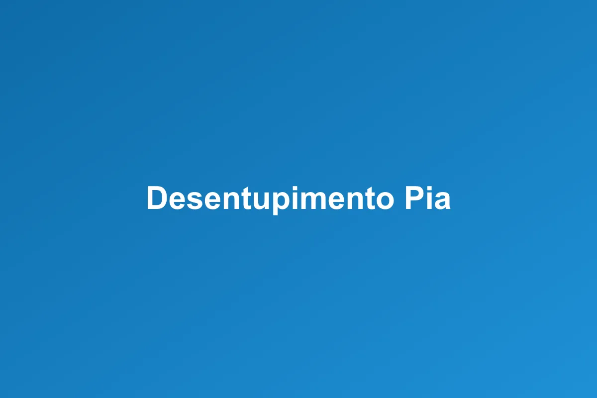 Desentupimento de pia em Recife – desobstrução profissional